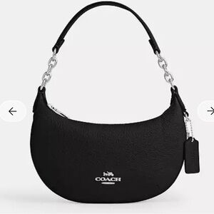 Coach Mini Payton Bag in Black with Silver Hardware